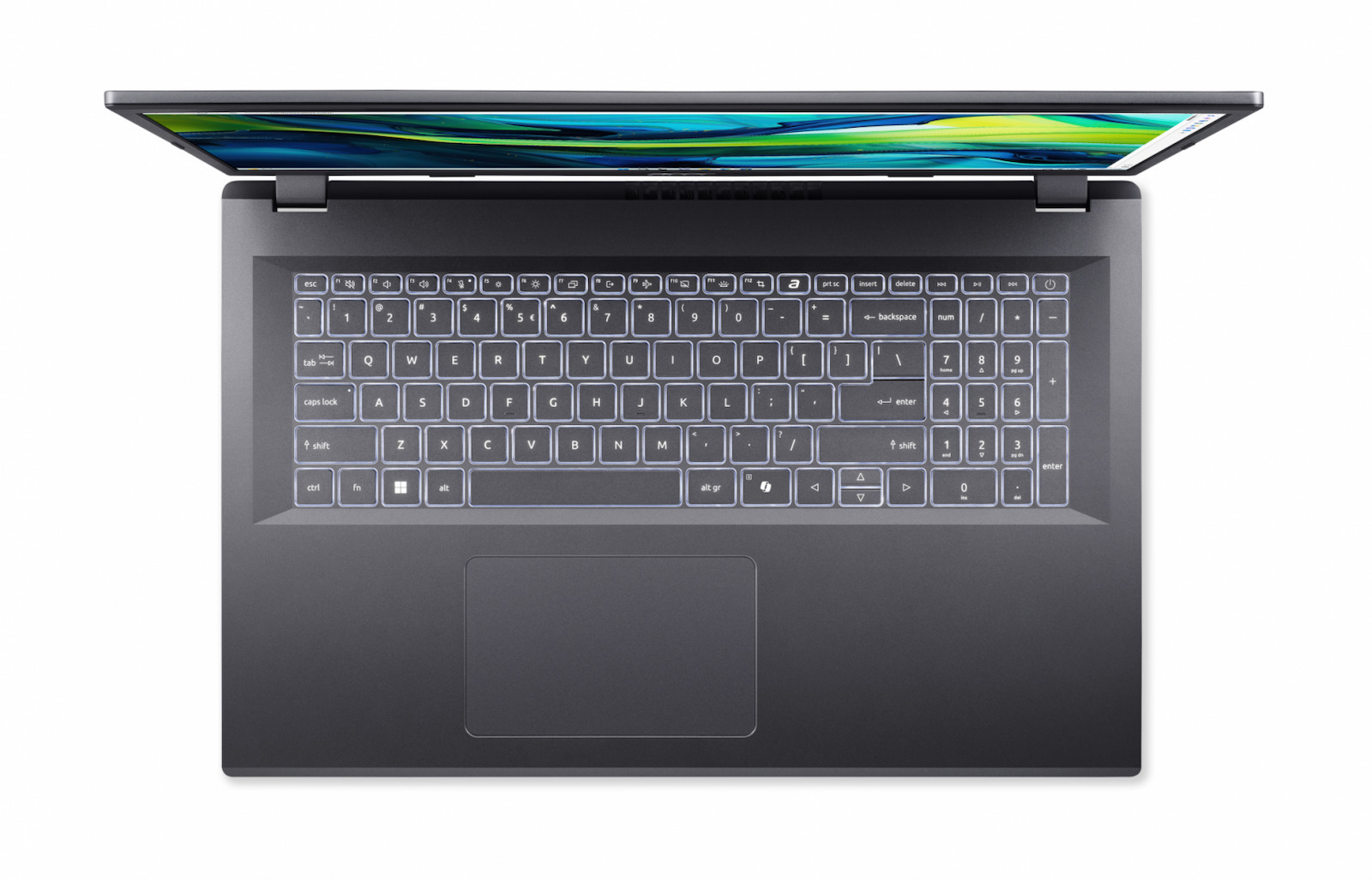 Acer Aspire 17 A17-51M 17.3" IPS FHD (Core 7-150U/16GB/512GB SSD/No OS) Steel Grey (US Keyboard) view 3
