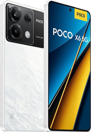 Xiaomi Poco X6 5G Dual SIM (8GB/256GB) White view 2
