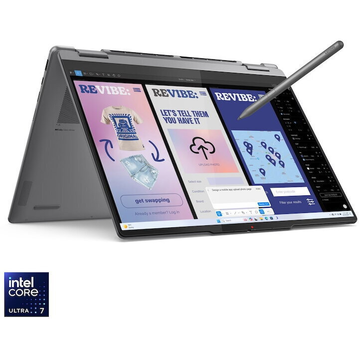 Lenovo Yoga 7 2-in-1 14ILL10 14" OLED FHD+ Touchscreen (Ultra 7-256V/16GB/512GB SSD/W11 Home) Luna Grey (International English Keyboard) view 1