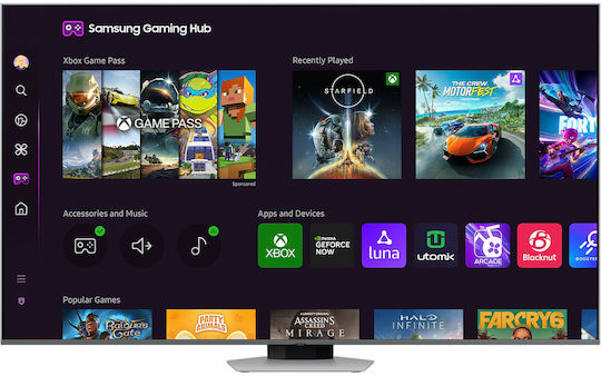 Samsung Smart Television 75" 4K UHD QLED TQ75Q80DATXXC HDR (2024)