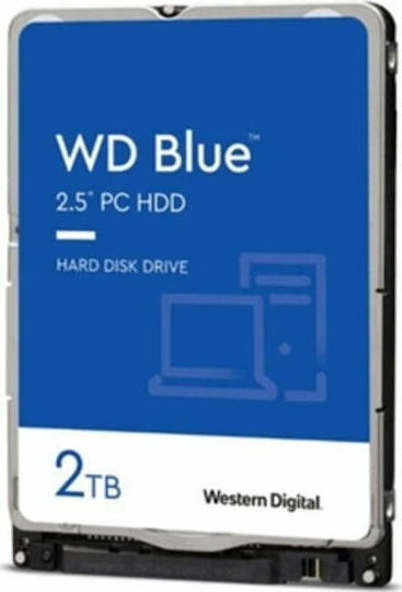 Western Digital Blue 2TB HDD Hard Drive 2.5" SATA III 5400rpm with 128MB Cache for Desktop / Laptop / PS4 WD20SPZX view 5