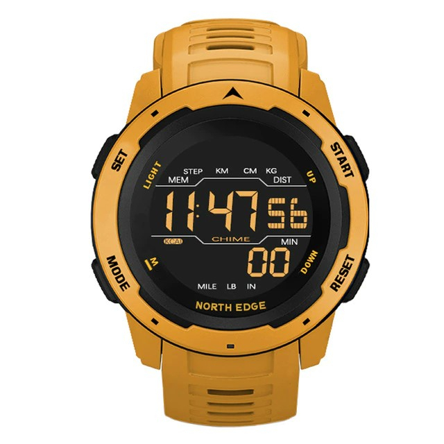 North Edge Mars 50mm Smartwatch (Yellow) view 1
