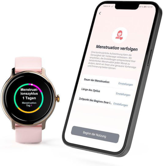 HAMA Fit Watch 4910 with Heart Rate Monitor (Pink) view 4