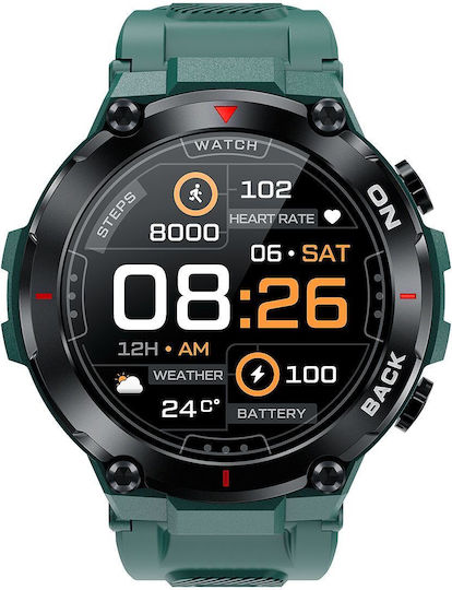 Giewont GW460 Smartwatch with Heart Rate Monitor (Sea Green) view 5