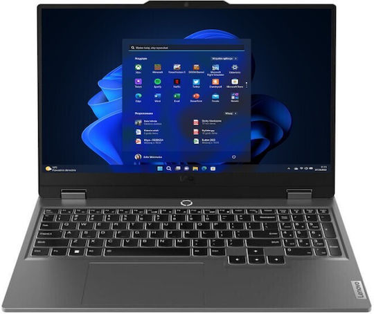 Lenovo LOQ 15IAX9 15.6" IPS FHD 144Hz (i5-12450HX/16GB/512GB SSD/GeForce RTX 3050/W11 Pro) Luna Grey (US Keyboard) view 1