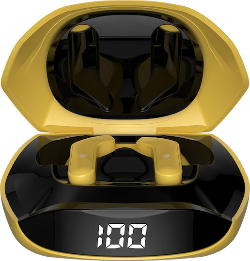 Dudao U16H In-ear Bluetooth Handsfree Earphones with Charging Case Yellow view 6