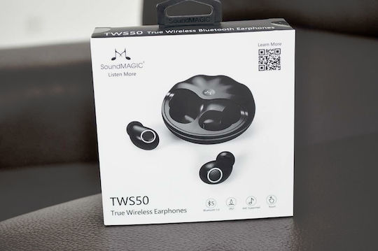 Soundmagic TWS50 In-ear Bluetooth Handsfree Earphones with Charging Case Black view 4