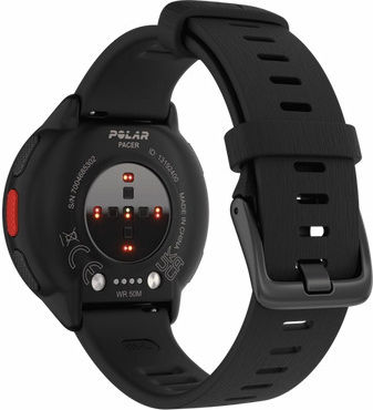 Polar Pacer 45mm Smartwatch with Heart Rate Monitor (Night Black) view 4