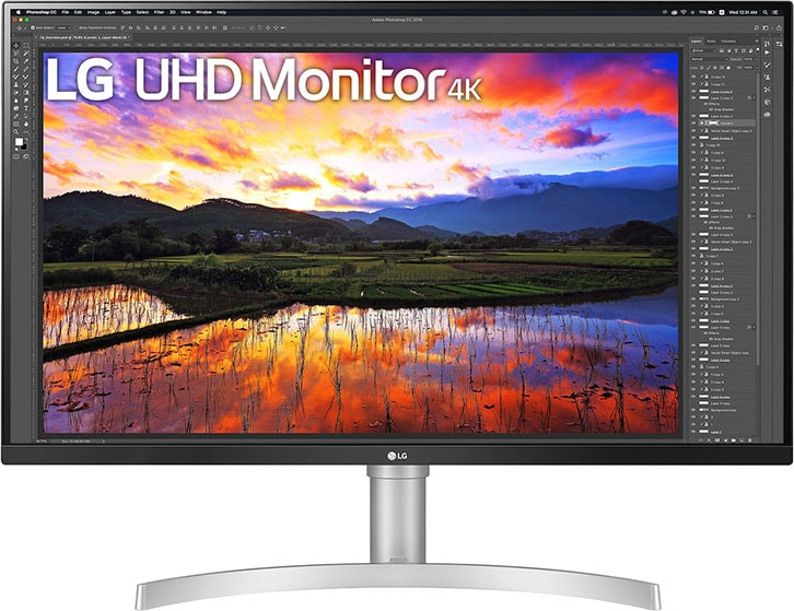 LG 32UN650-W IPS HDR Monitor 31.5" 4K 3840x2160 With Response Time 5ms GTG White