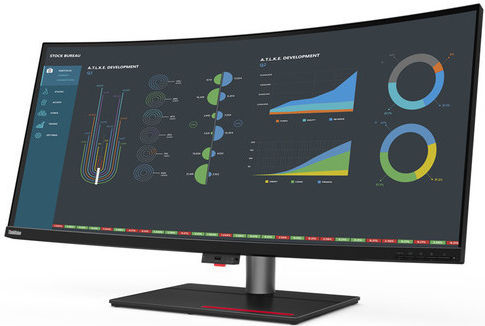 Lenovo ThinkVision P40w-20 Ultrawide IPS Curved Monitor 39.7" 5120x2160 vue 3