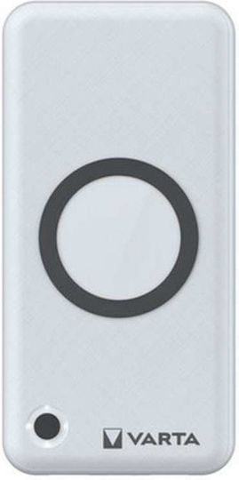 Varta Wireless Power Bank 20000mAh 20W with 2 USB-A Ports and USB-C Port Power Delivery White