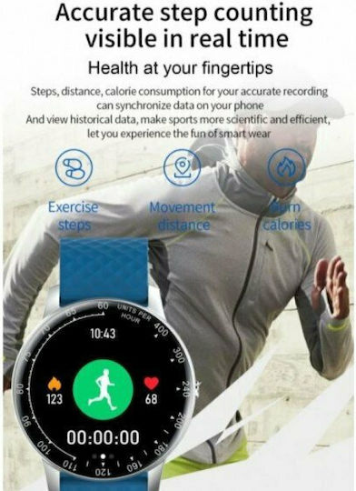 SW-27 Smartwatch with Heart Rate Monitor (Black) view 8