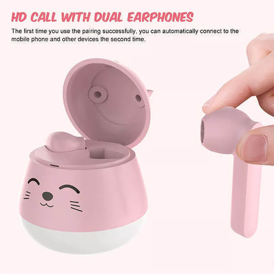 ZTX T7 Earbud Bluetooth Handsfree Earphones with Charging Case White view 4