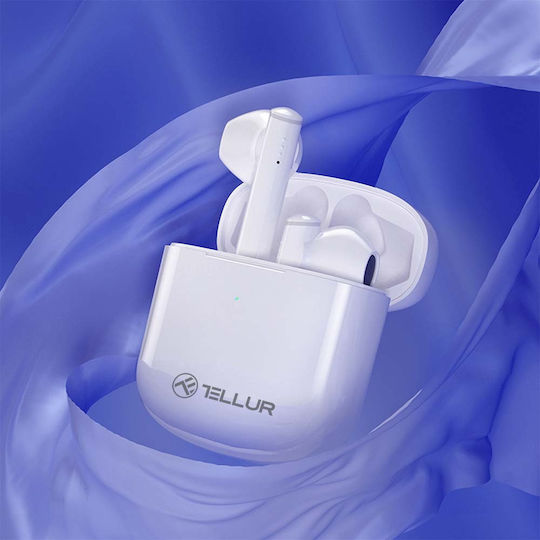 Tellur TLL511421 In-ear Bluetooth Handsfree Earphones with Charging Case White vue 4