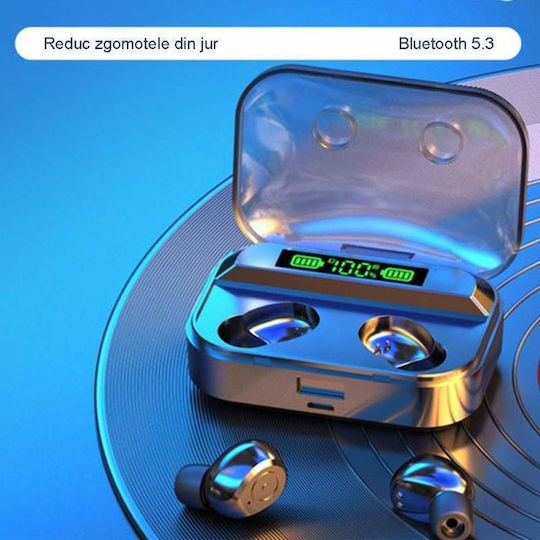 T50 Earbud Bluetooth Handsfree Earphones with Sweat Resistance and Charging Case Intelligent LED Display vue 4