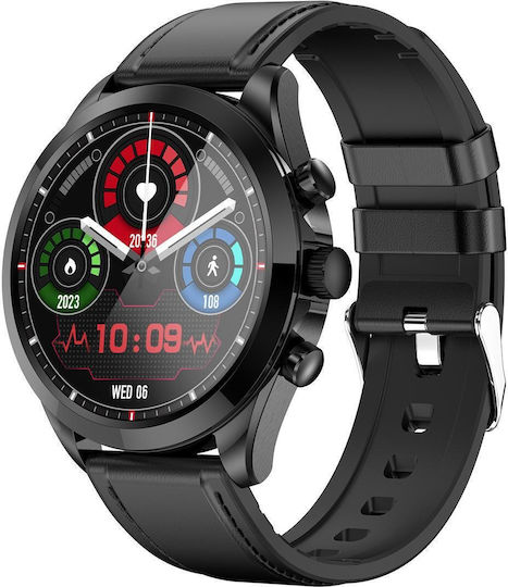 ET440 Smartwatch with Heart Rate Monitor (Black)