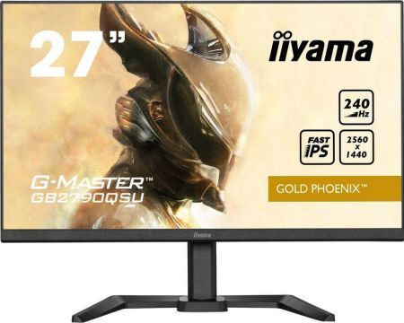 Iiyama G-Master GB2790QSU-B5 Gold Phoenix IPS HDR Gaming Monitor 27" QHD 2560x1440 240Hz view 1