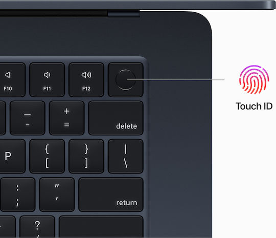 Apple MacBook Air 15" (2023) 15.3" Retina Display (M2-8‑core/8GB/256GB SSD) Midnight (GR Keyboard) view 8