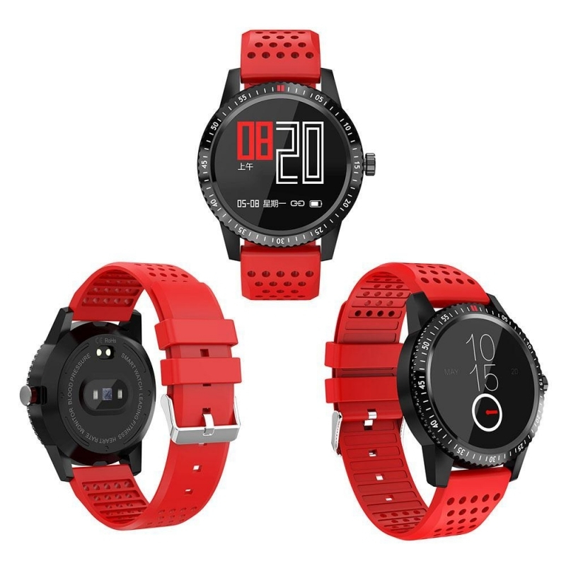 Pyramid International T1 Smartwatch with Heart Rate Monitor (Red) view 3