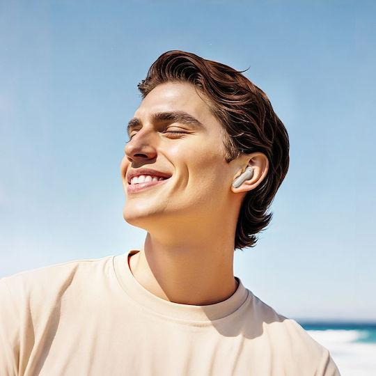 Hoco EQ21 In-ear Bluetooth Handsfree Earphones with Charging Case White vista 3