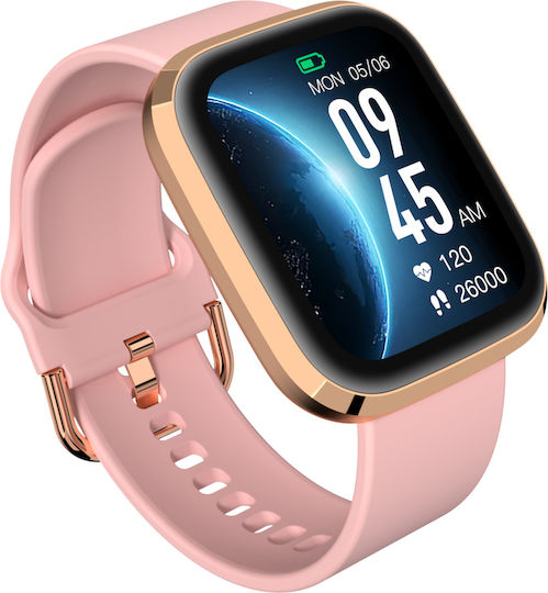Garett GRC STYLE Smartwatch with Heart Rate Monitor (Gold) view 3