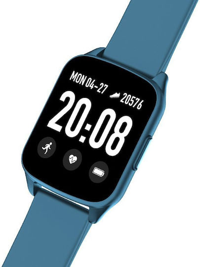 G.Rossi SG004D Smartwatch with Heart Rate Monitor (Blue/Blue) view 3
