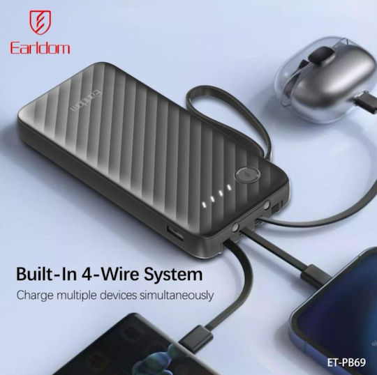 Earldom ET-PB69 Power Bank 10000mAh view 3