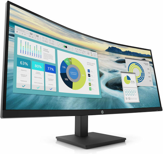 HP P34hc G4 Ultrawide VA Curved Monitor 34" QHD 3440x1440 with Response Time 5ms GTG vista 3