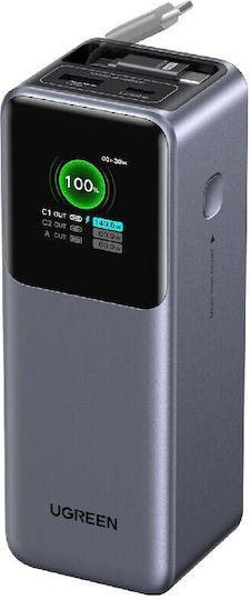 Ugreen PB726/55987B Power Bank 20000mAh 165W with USB-A Port and USB-C Port Power Delivery Gray view 1