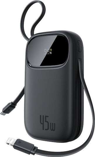 Baseus EnerFill FC31 Power Bank 20000mAh 45W with USB-A Port and USB-C Port Black view 2