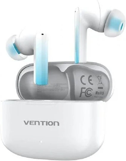 Vention ELF E04 In-ear Bluetooth Handsfree Earphones with Sweat Resistance and Charging Case White