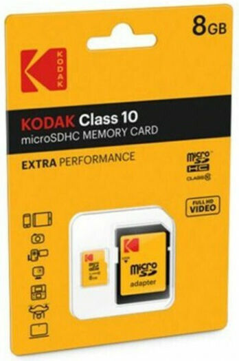 Kodak Extra Performance SDHC 8GB Class 10 with Adapter view 2