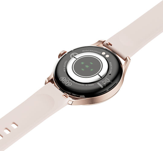 QCY Elite S11 Smartwatch with eSIM and Heart Rate Monitor (Rose Gold) view 4