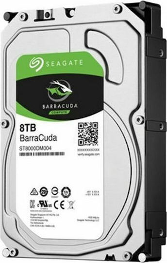 Seagate Barracuda 8TB HDD Hard Drive 3.5" SATA III 5400rpm with 256MB Cache for Desktop ST8000DM004 view 3