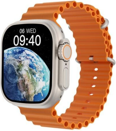 Wiwu SW01 Ultra 49mm Smartwatch (Gold / Orange) view 2