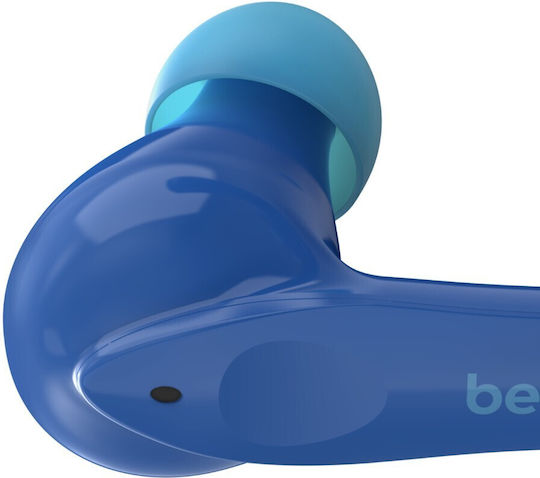 Belkin Soundform Nano In-ear Bluetooth Handsfree Earphones with Sweat Resistance and Charging Case Blue view 4