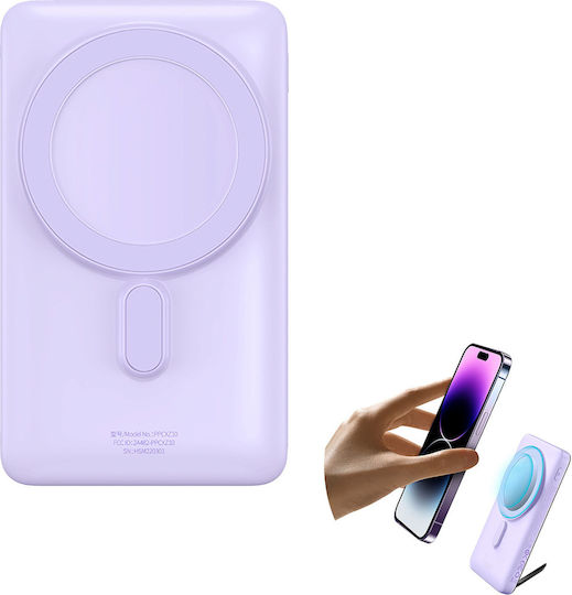Baseus MagSafe Power Bank 10000mAh 20W with USB-C Port Purple vista 8