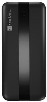 Natec Trevi Power Bank 20000mAh with 2 USB-A Ports and USB-C Port Black view 3
