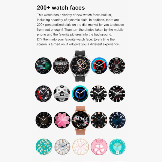 NO.1 DT3 43mm Smartwatch (Black) view 4