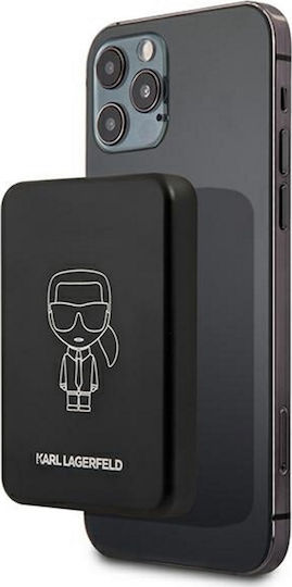 Karl Lagerfeld MagSafe Power Bank 3000mAh 5W with USB-C Port Black