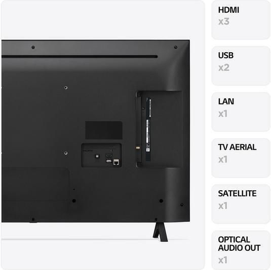 LG Smart Television 43" 4K UHD LED 43UR78003LK HDR (2023) view 4