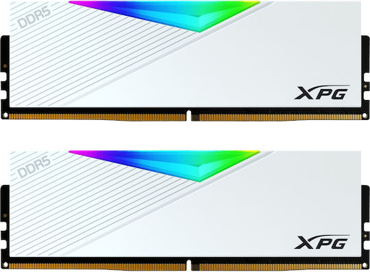 Adata XPG Lancer 32GB DDR5 RAM with 2 Modules (2x16GB) and 6000 Speed for Desktop (AX5U6000C3016G-DCLARWH) view 3