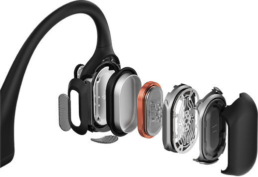 Shokz OpenRun Pro Bone Conduction Bluetooth Handsfree Earphones with Sweat Resistance Black view 4