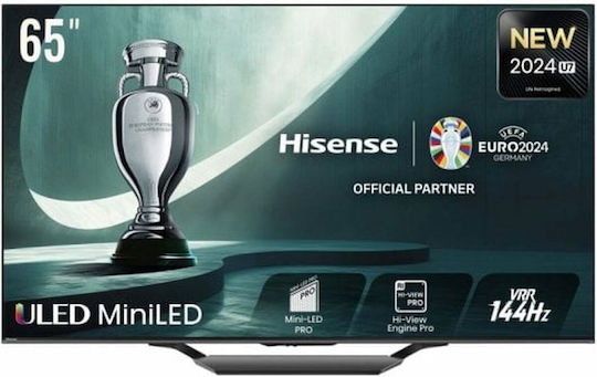 Hisense Smart Television 65" 4K UHD Mini LED 65U7NQ HDR (2024)