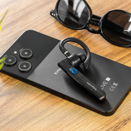 Kruger & Matz Traveler K16 In-ear Bluetooth Handsfree Earphones Black vue 7