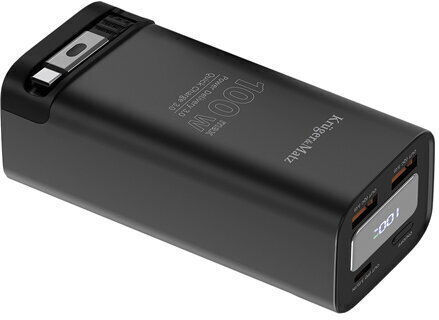 Kruger & Matz Power Bank 20000mAh 100W Black view 1