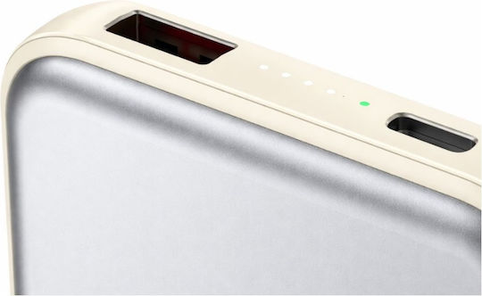 Power Bank 10000mAh 15W With USB-A Output Port And USB-C Output Port Quick Charge 3.0 Gold view 5