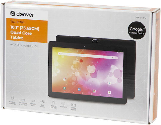 Denver TIQ-10394 10.1Inches Tablet (1GB/32GB) Black vue 3