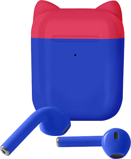Akashi Children's Earbud Bluetooth Handsfree Earphones with Charging Case Blue view 5