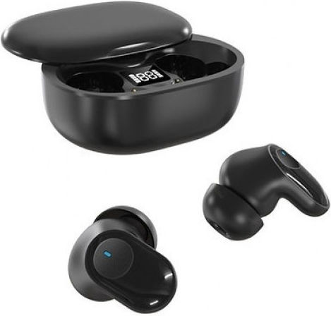 Veger M13 In-ear Bluetooth Handsfree Earphones with Sweat Resistance and Charging Case Black vue 3